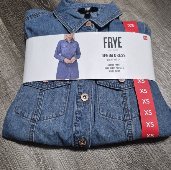 Frye Dresses & Skirts - Frye Denim Dress Womens Size XS